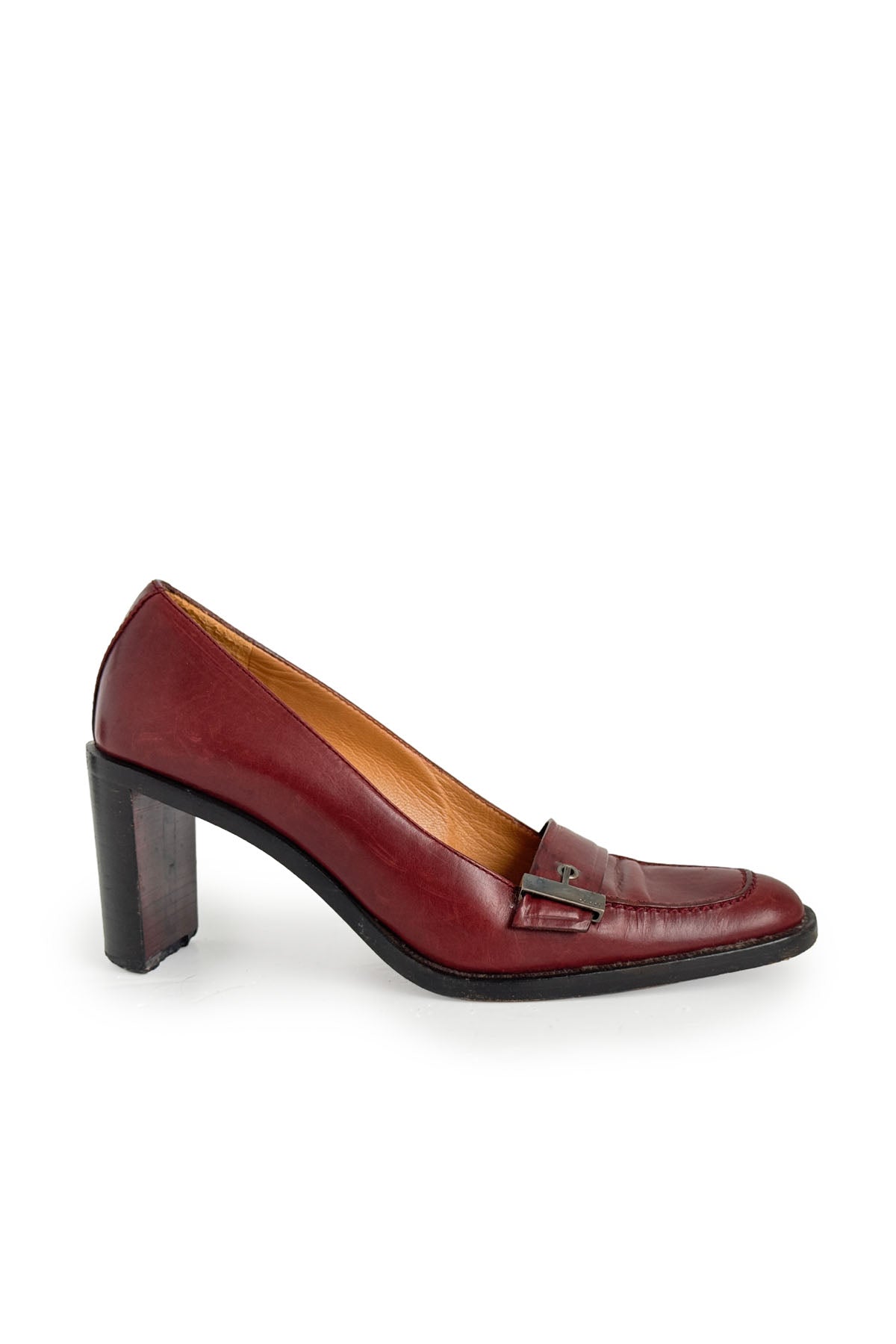 GUCCI LEATHER LOAFER PUMPS - EU 36.5 - (fair condition)