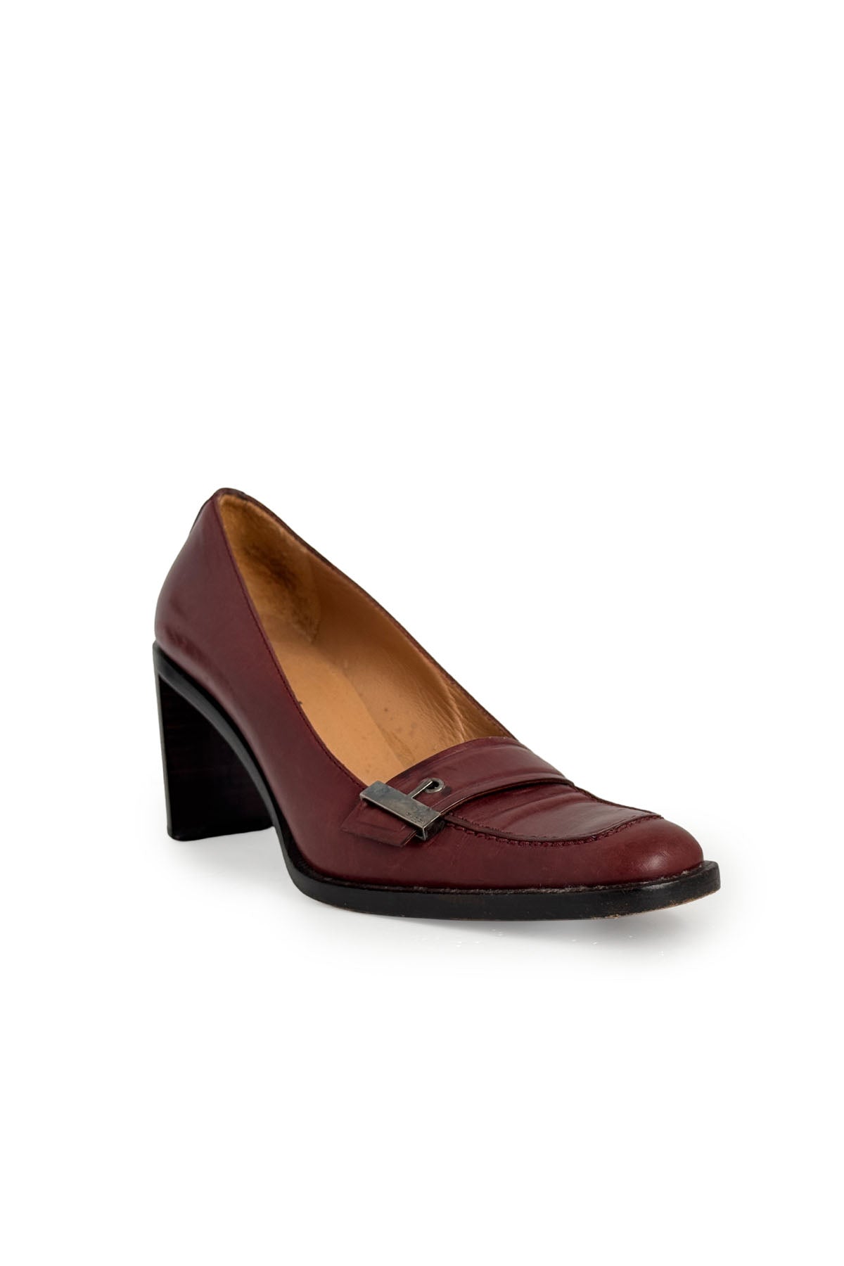 GUCCI LEATHER LOAFER PUMPS - EU 36.5 - (fair condition)