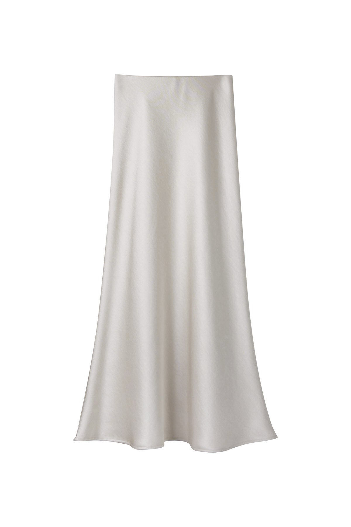 GALA SKIRT VANILLA TWILL TRIACETATE