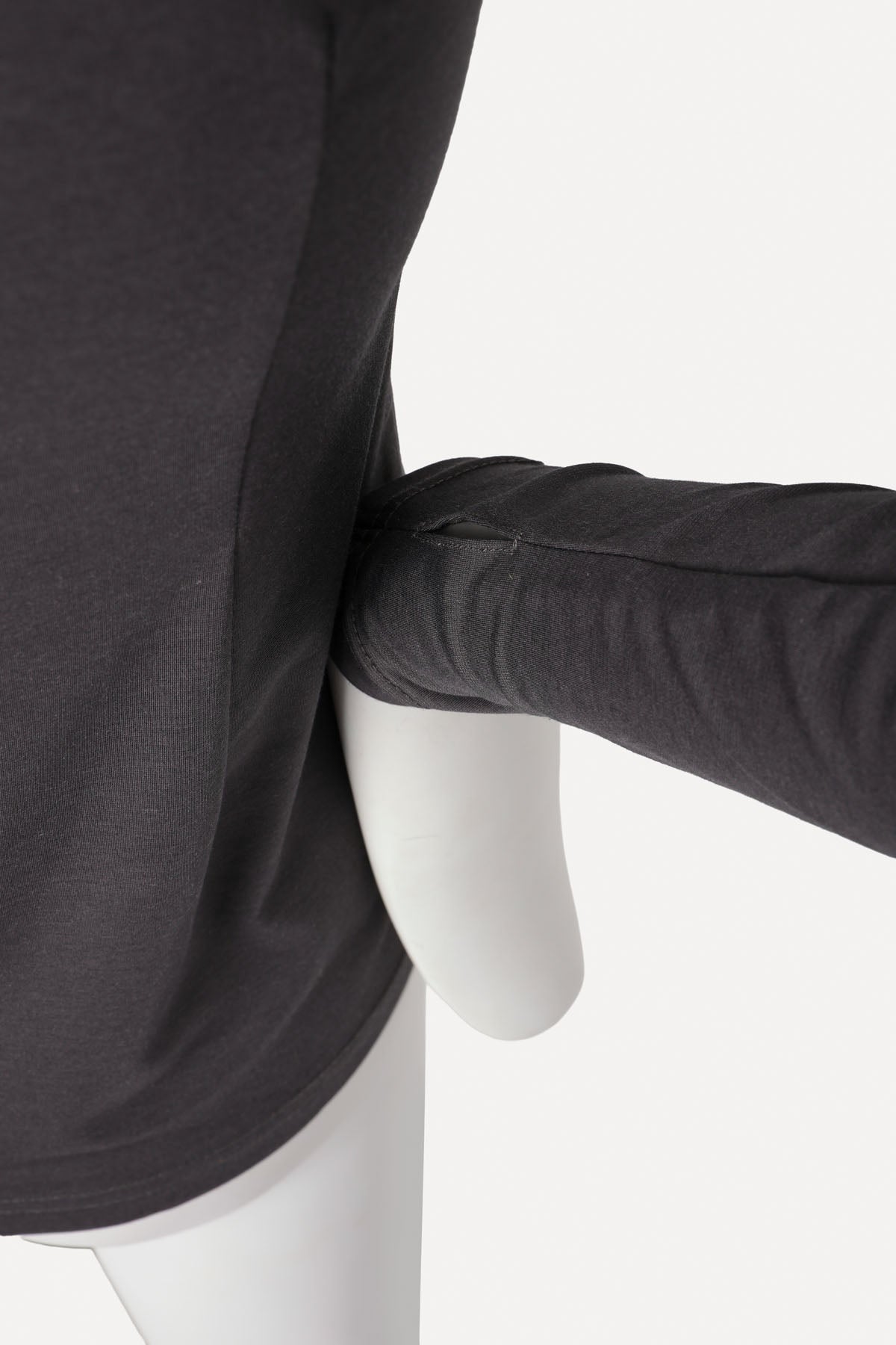 GIOVANNI BOATNECK TOP CHARCOAL