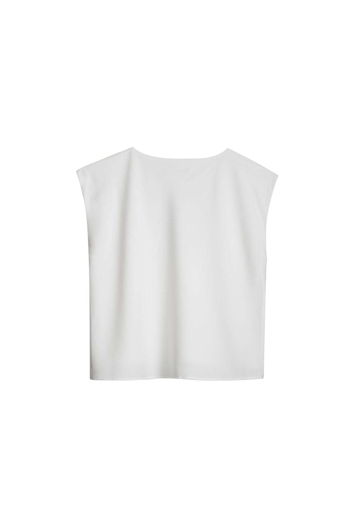 HALSTON TOP WHITE - KNUEFERMANN 