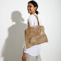 ITS THE LITTLE THINGS:  RAFFIA TOTE - KNUEFERMANN 