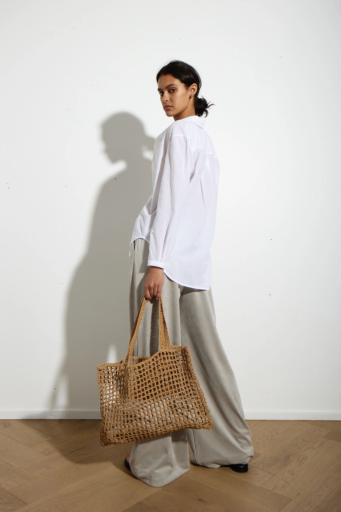 ITS THE LITTLE THINGS:  RAFFIA TOTE - KNUEFERMANN 