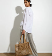 ITS THE LITTLE THINGS:  RAFFIA TOTE - KNUEFERMANN 