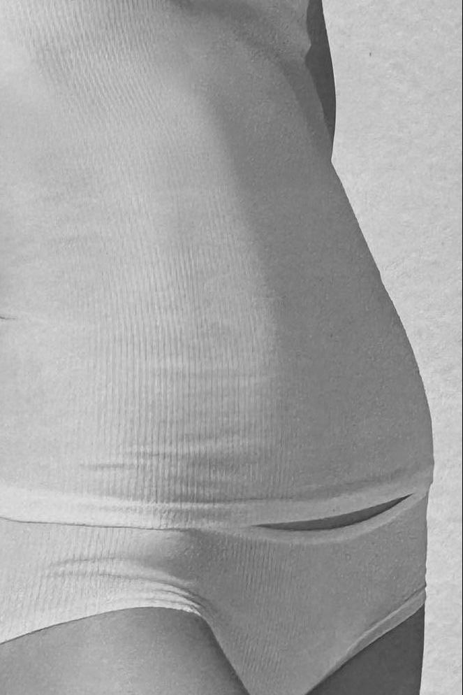 OROBLU PERFECT LINE RIB BRIEF WHITE