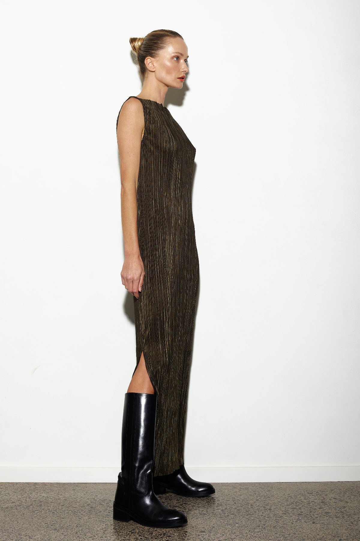 IMAGAWA KLEID SCHWARZ