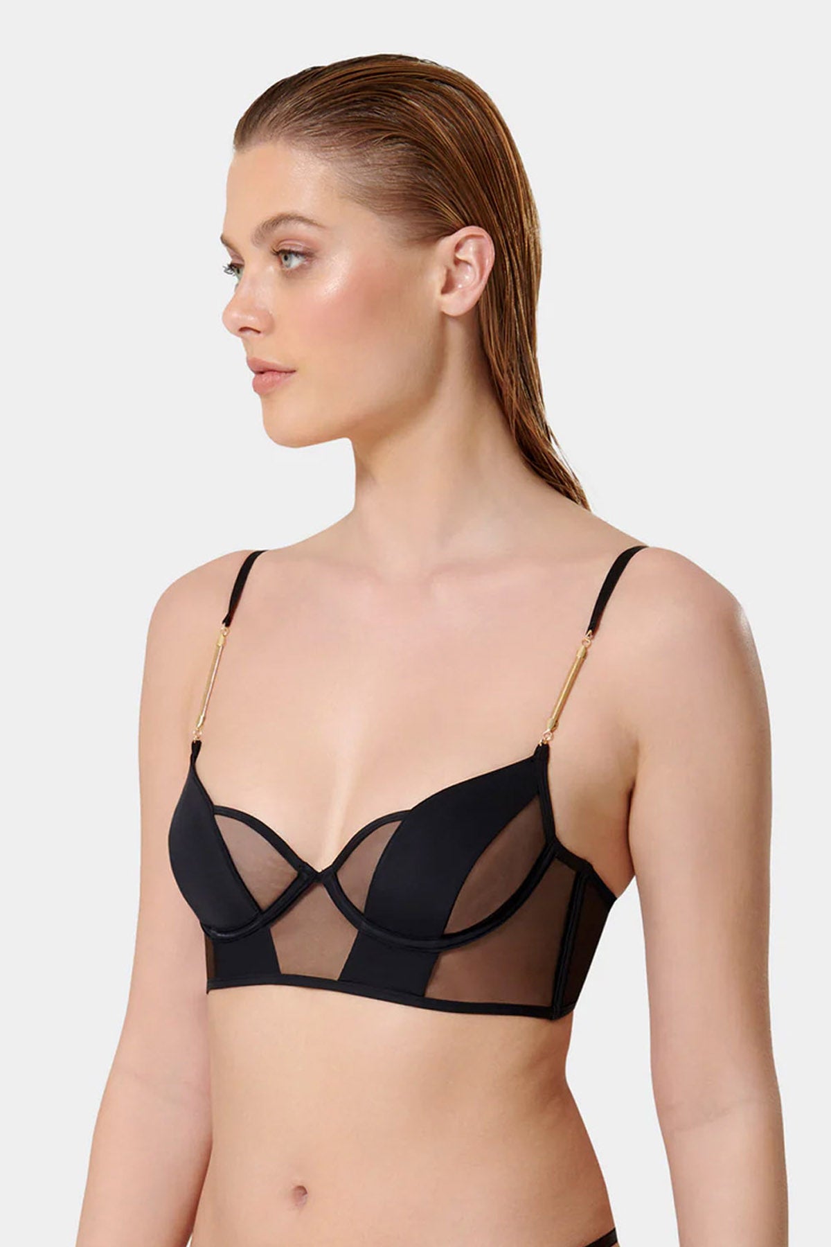 RAINE WIRED LONTIME BRA BLACK - KNUEFERMANN 