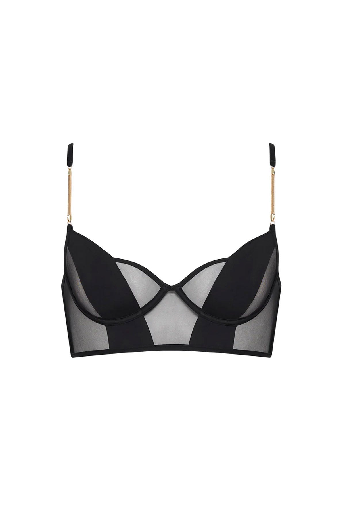 RAINE WIRED LONTIME BRA BLACK - KNUEFERMANN 