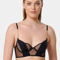 RAINE WIRED LONTIME BRA BLACK - KNUEFERMANN 