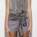 MILAN TOP PEWTER SILK - just landed - KNUEFERMANN 