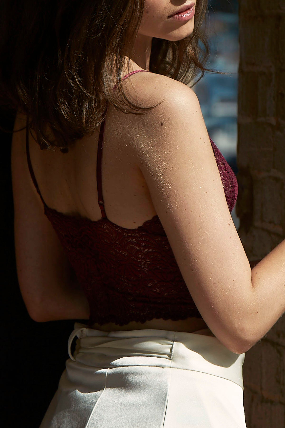 LACE CAMI BERRY