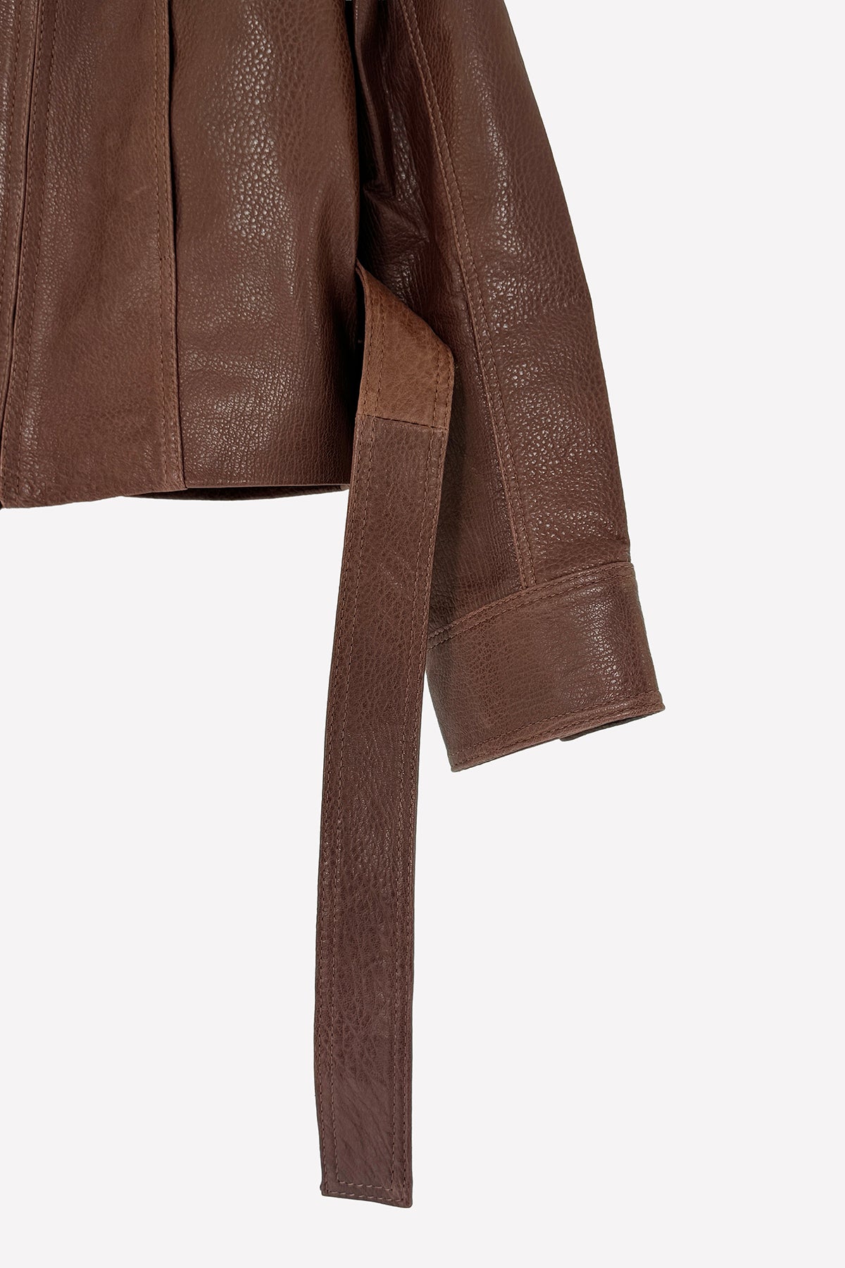 ALYA CINCH LEATHER JACKET