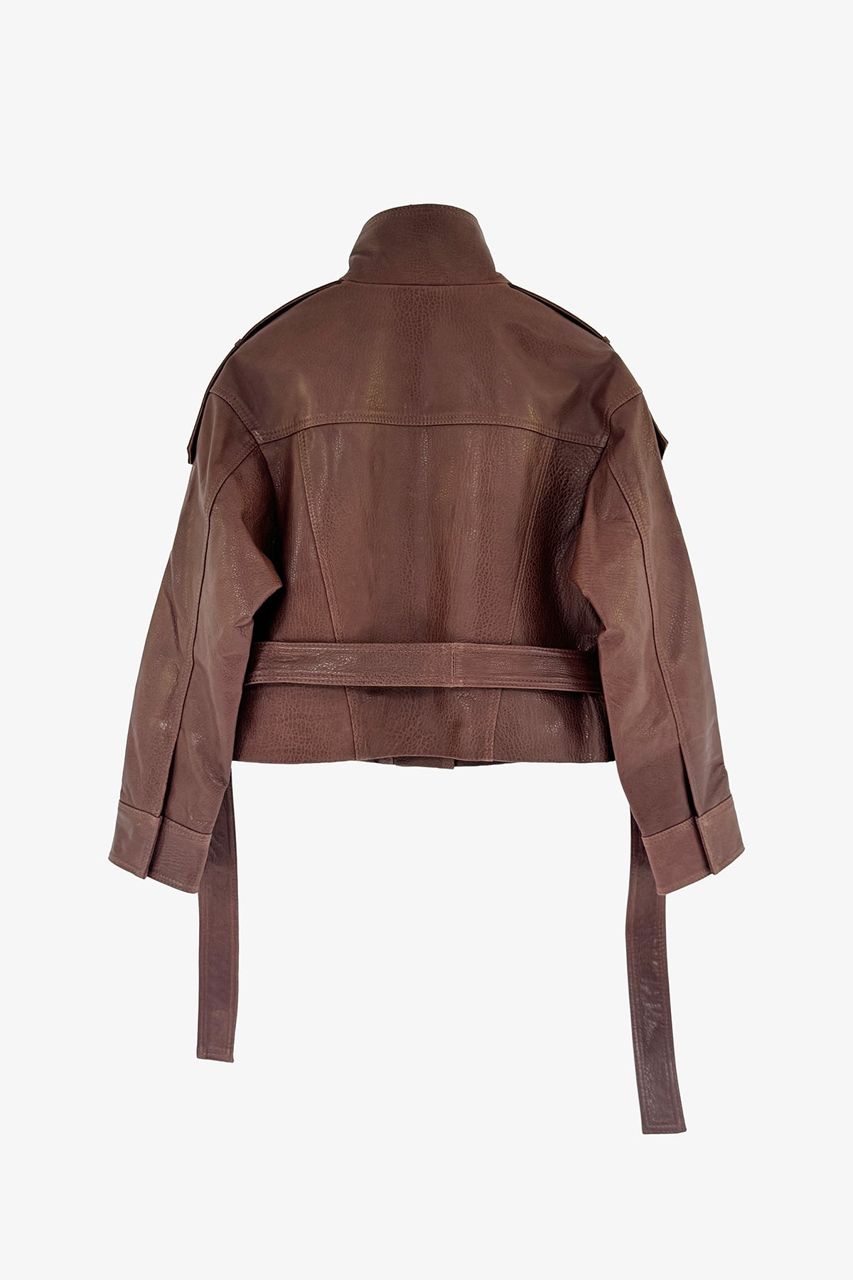 ALYA CINCH LEATHER JACKET