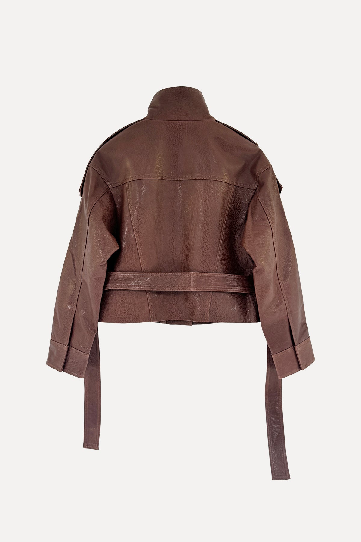 ALYA CINCH LEATHER JACKET