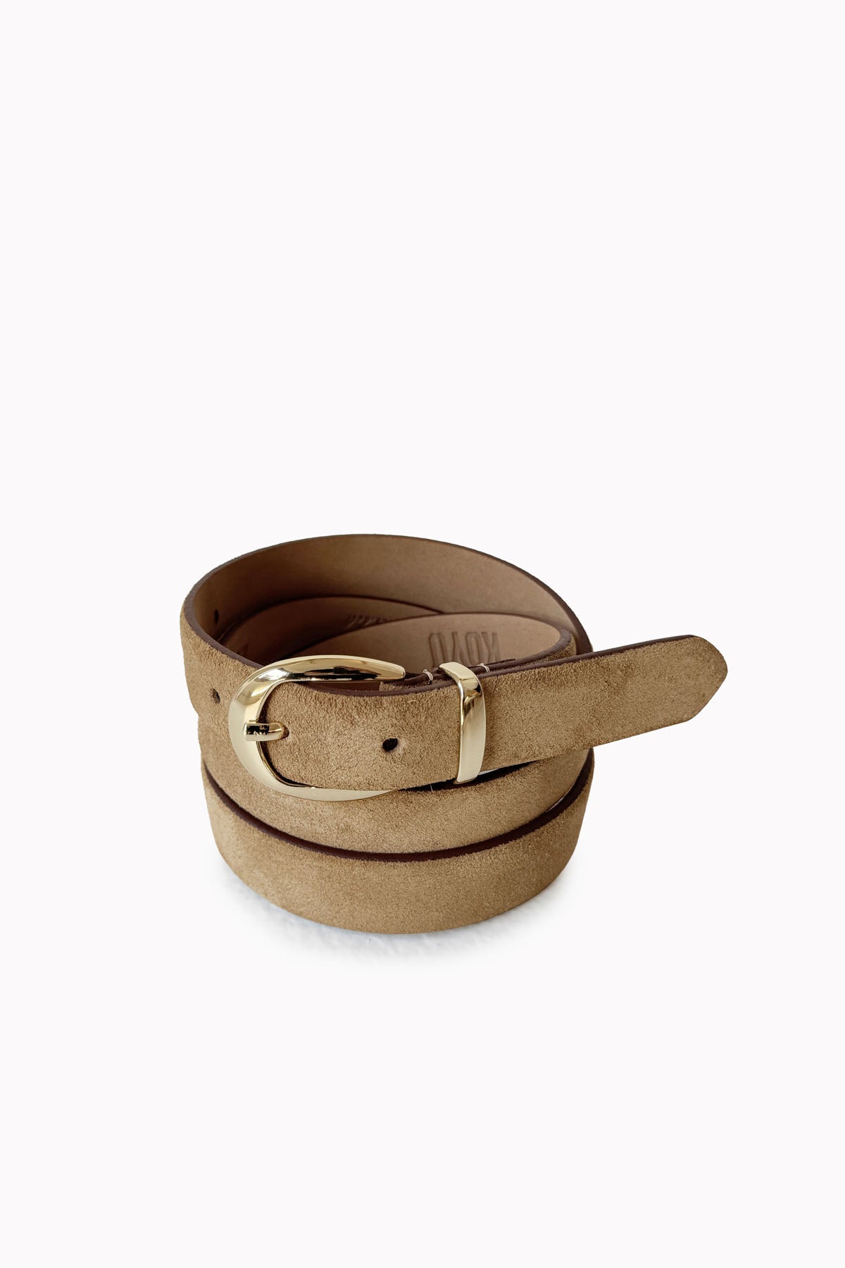 KOYU LEATHER BELT CARAMEL