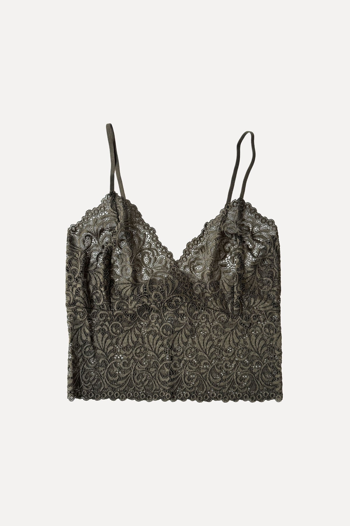 LACE CAMI PEWTER