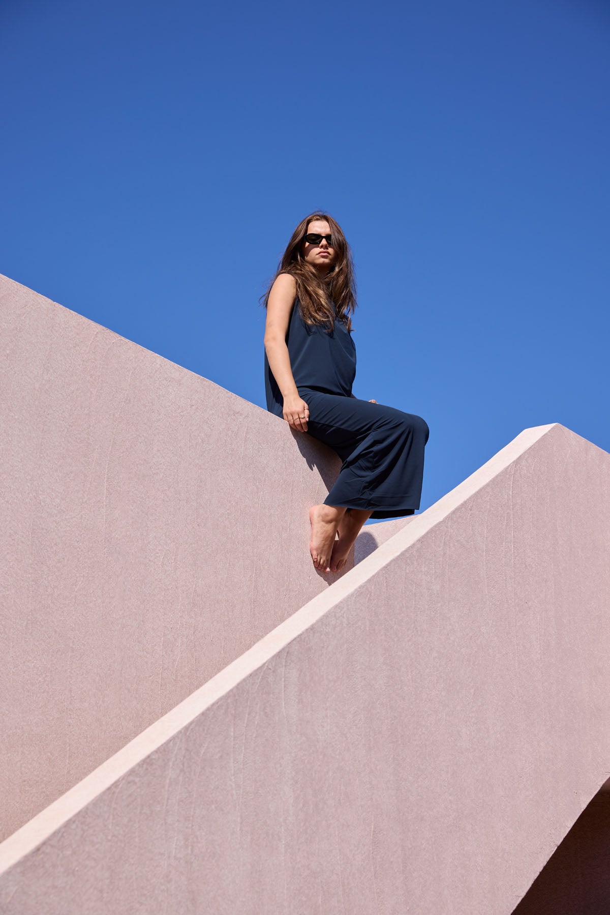 LASER T MAXI DRESS SOUL BLUE