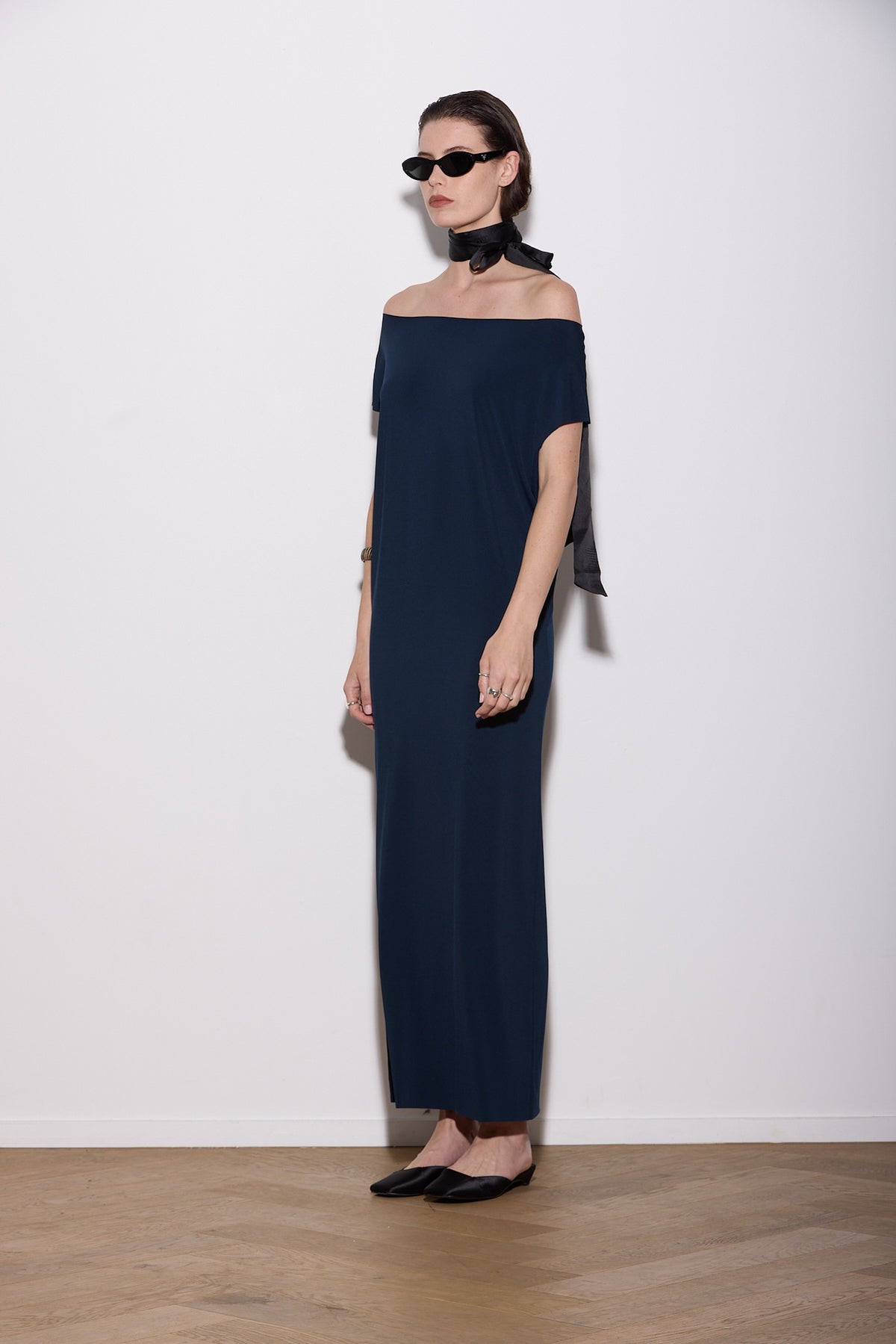 LASER T MAXI DRESS INK