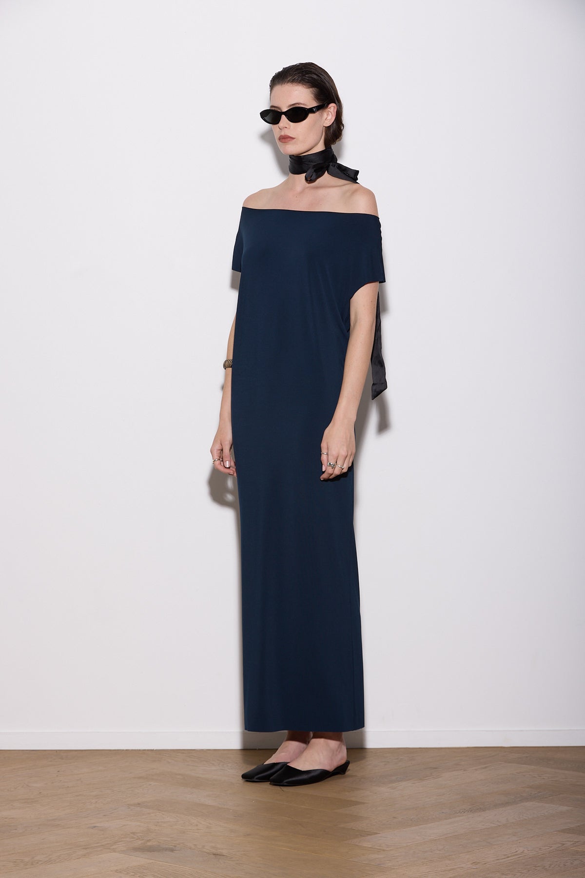 LASER T MAXI DRESS SOUL BLUE