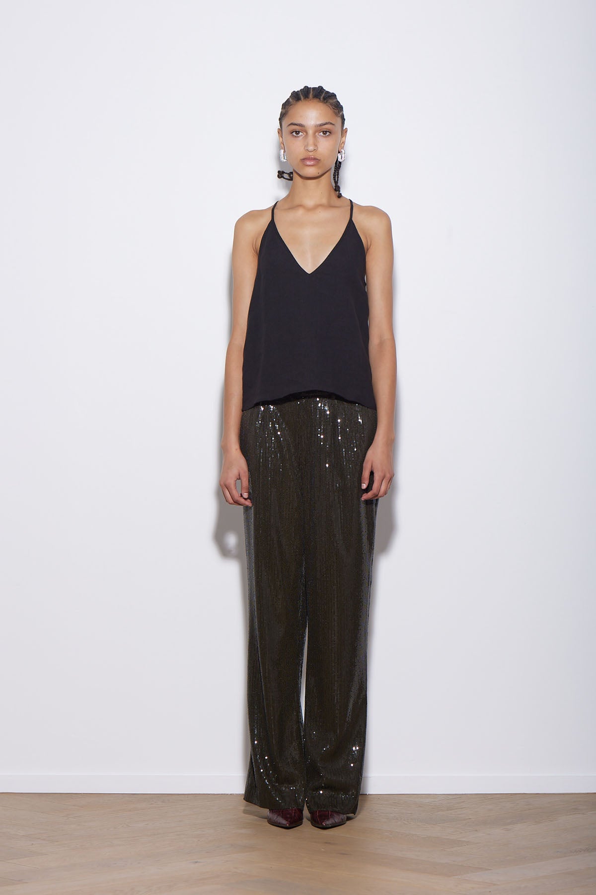 LAURENT PANT CROCODILE SEQUIN