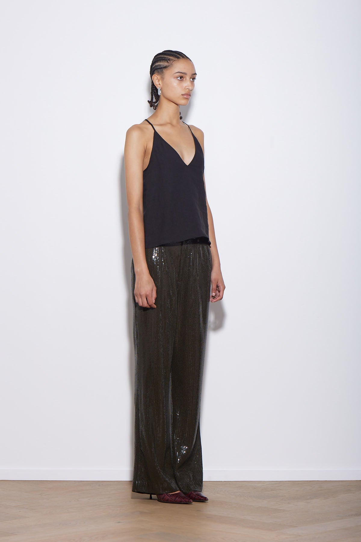 LAURENT PANT CROCODILE SEQUIN