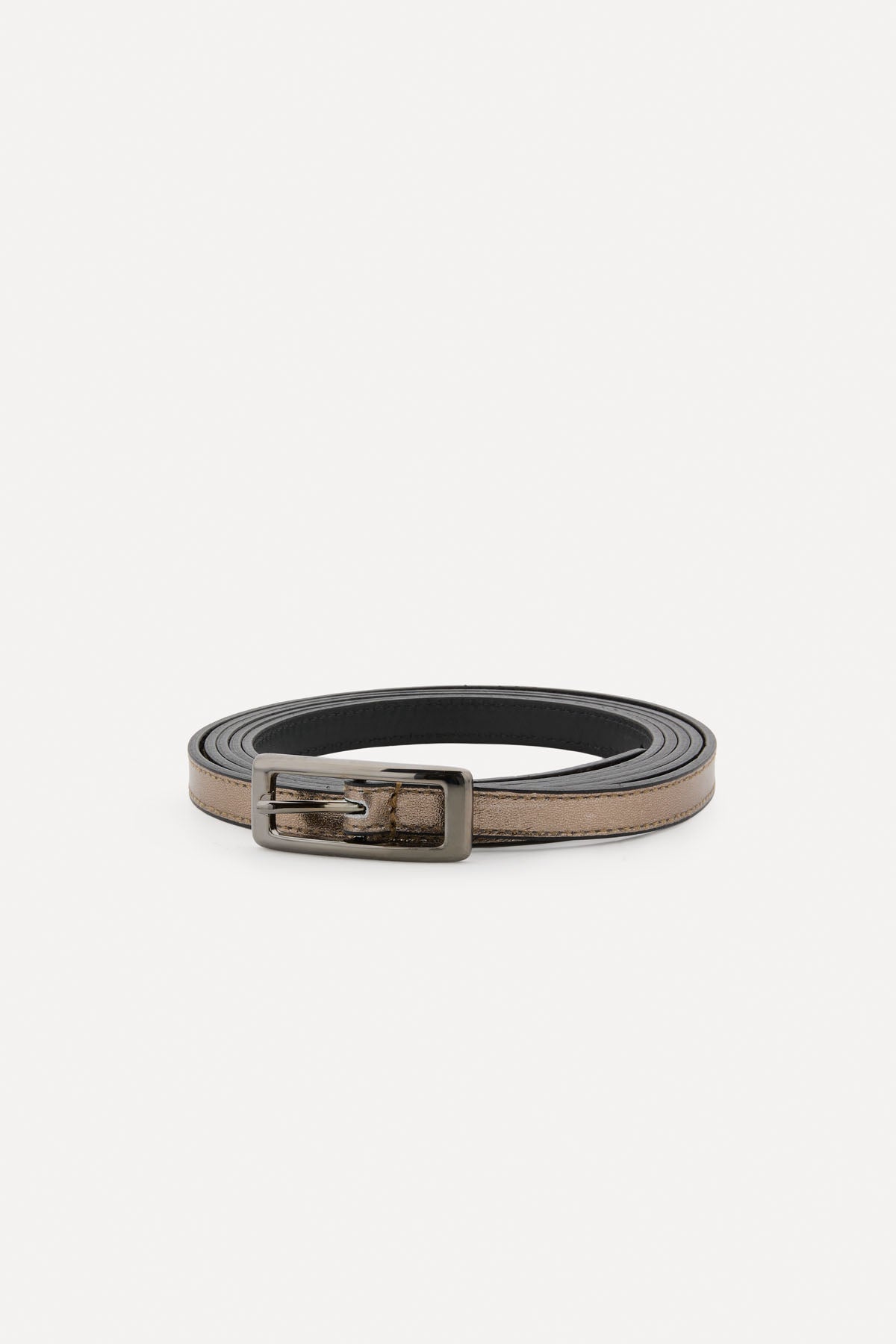 LOOP METALLIC BRONZE BELT