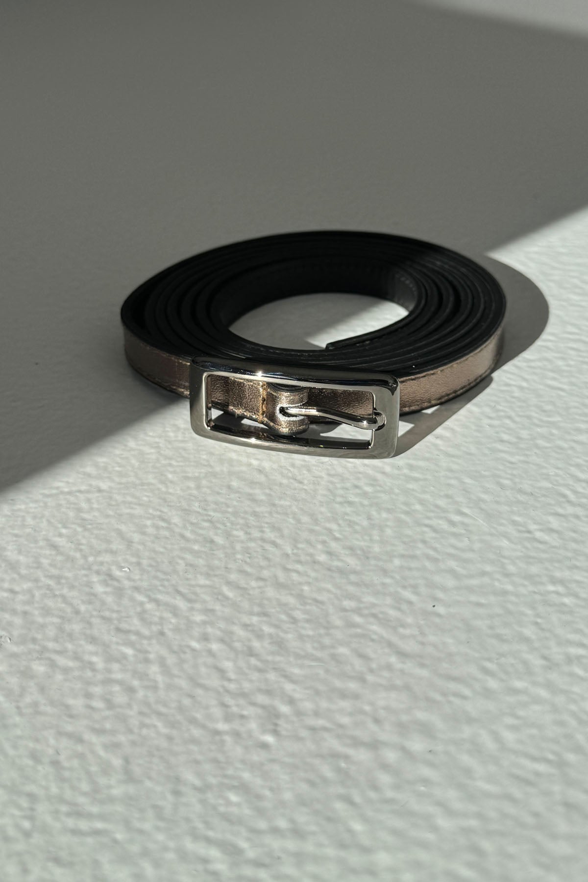 LOOP METALLIC BRONZE BELT