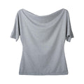 LOREN TOP GREY MARLE - KNUEFERMANN 