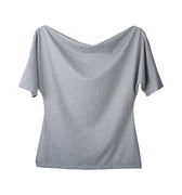 LOREN TOP GREY MARLE - KNUEFERMANN 