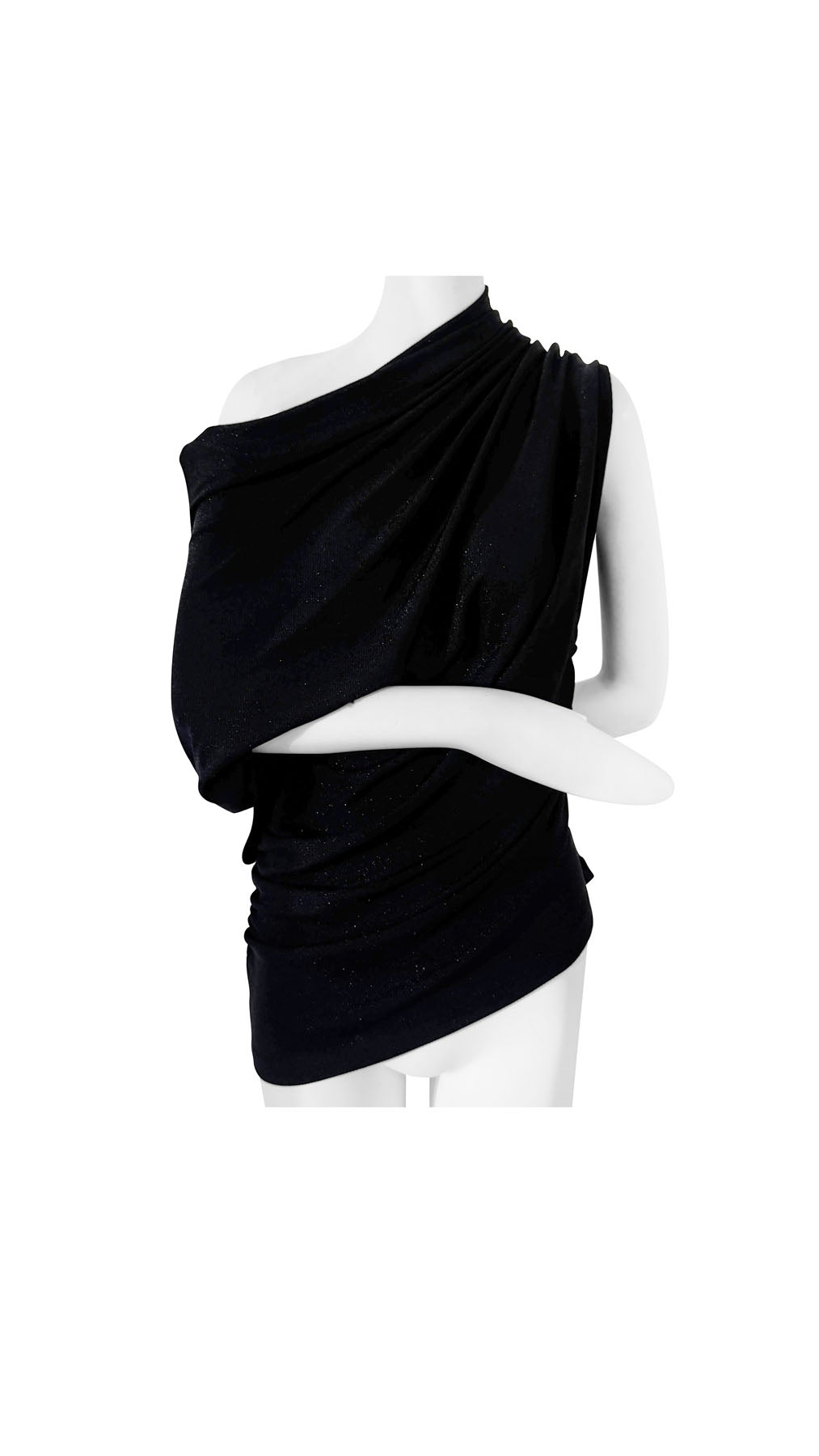 LOUNGE TOP LUREX BLACK