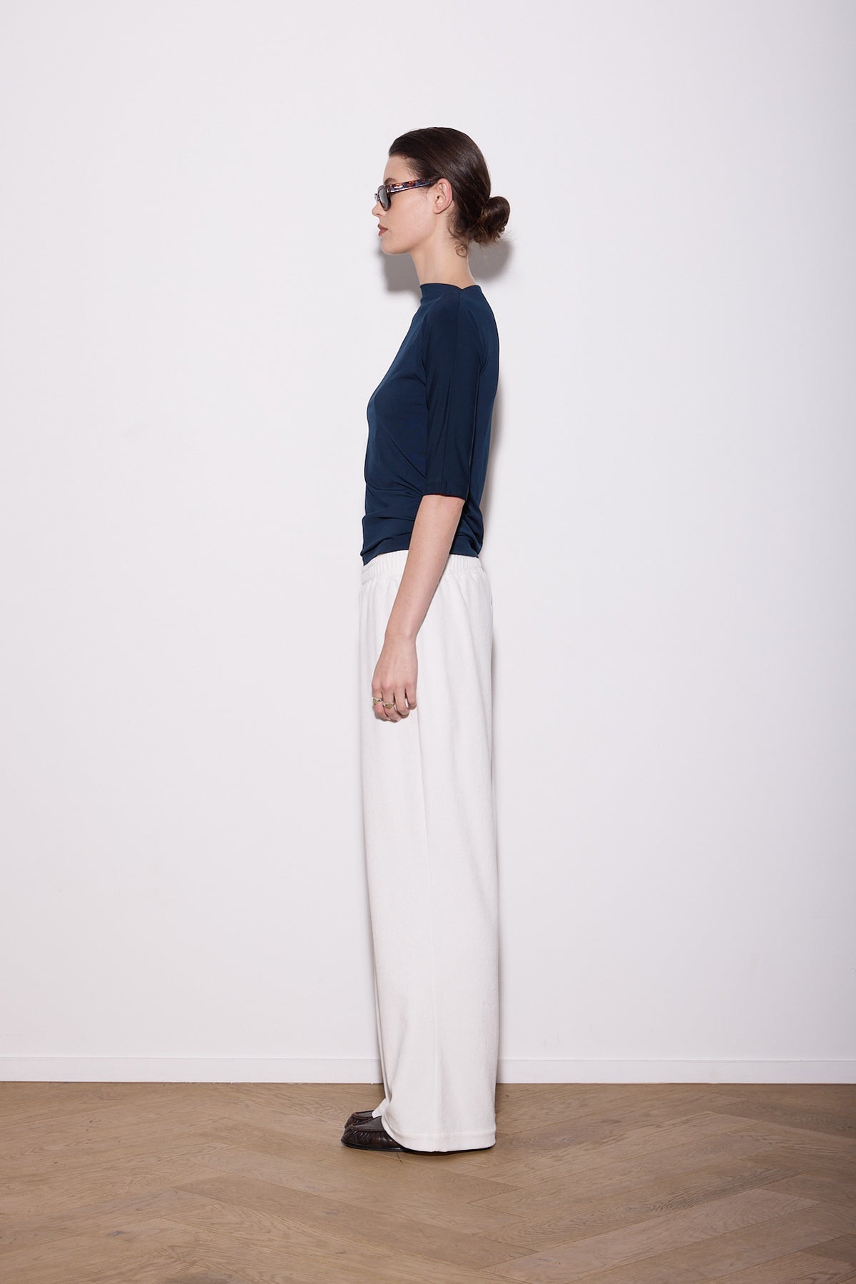 TOWELLING PANT WHITE
