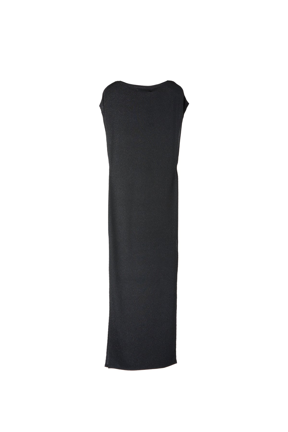 MYKIE LUREX DRESS BLACK RUNWAY