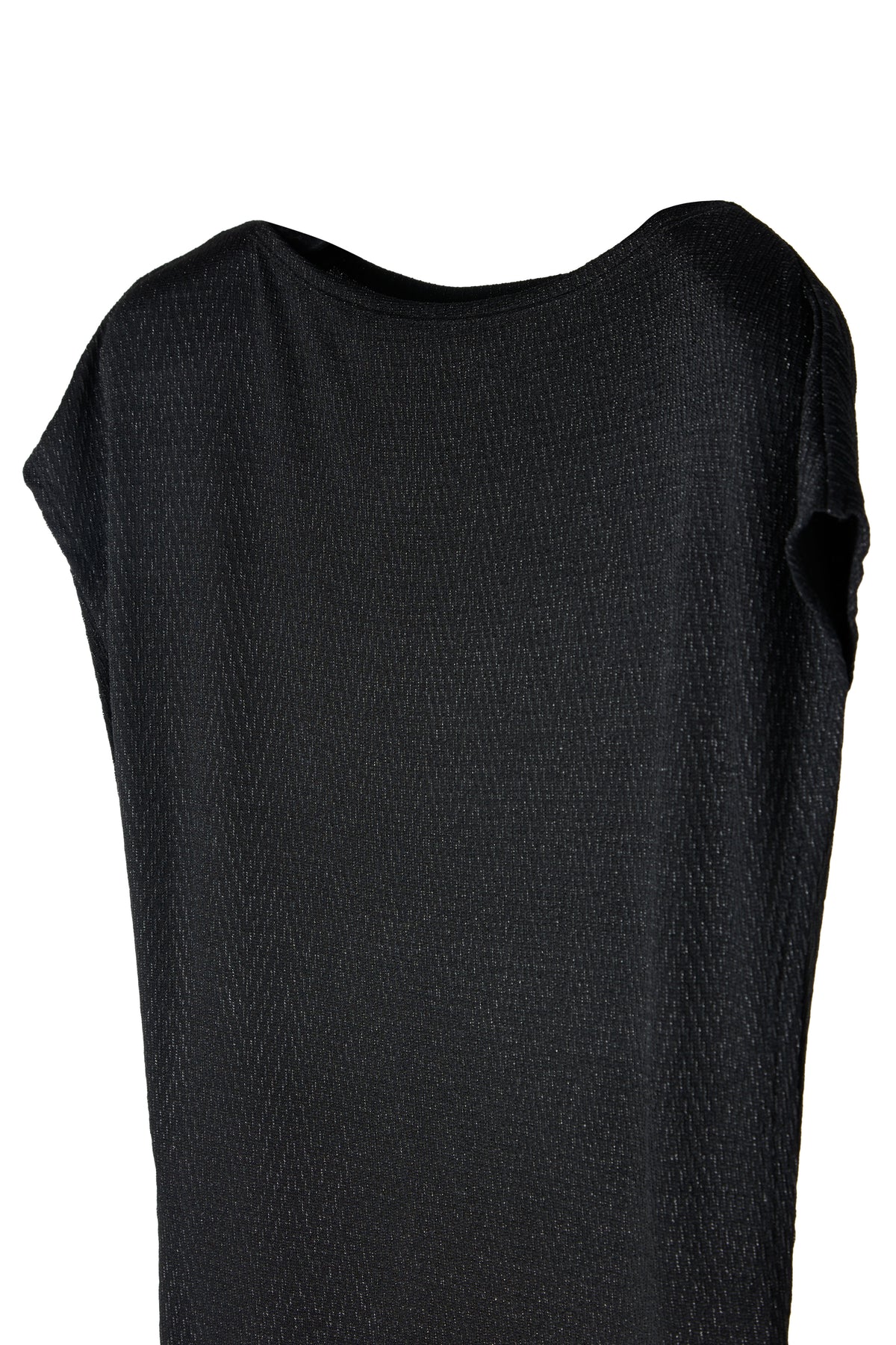 MYKIE LUREX DRESS BLACK RUNWAY