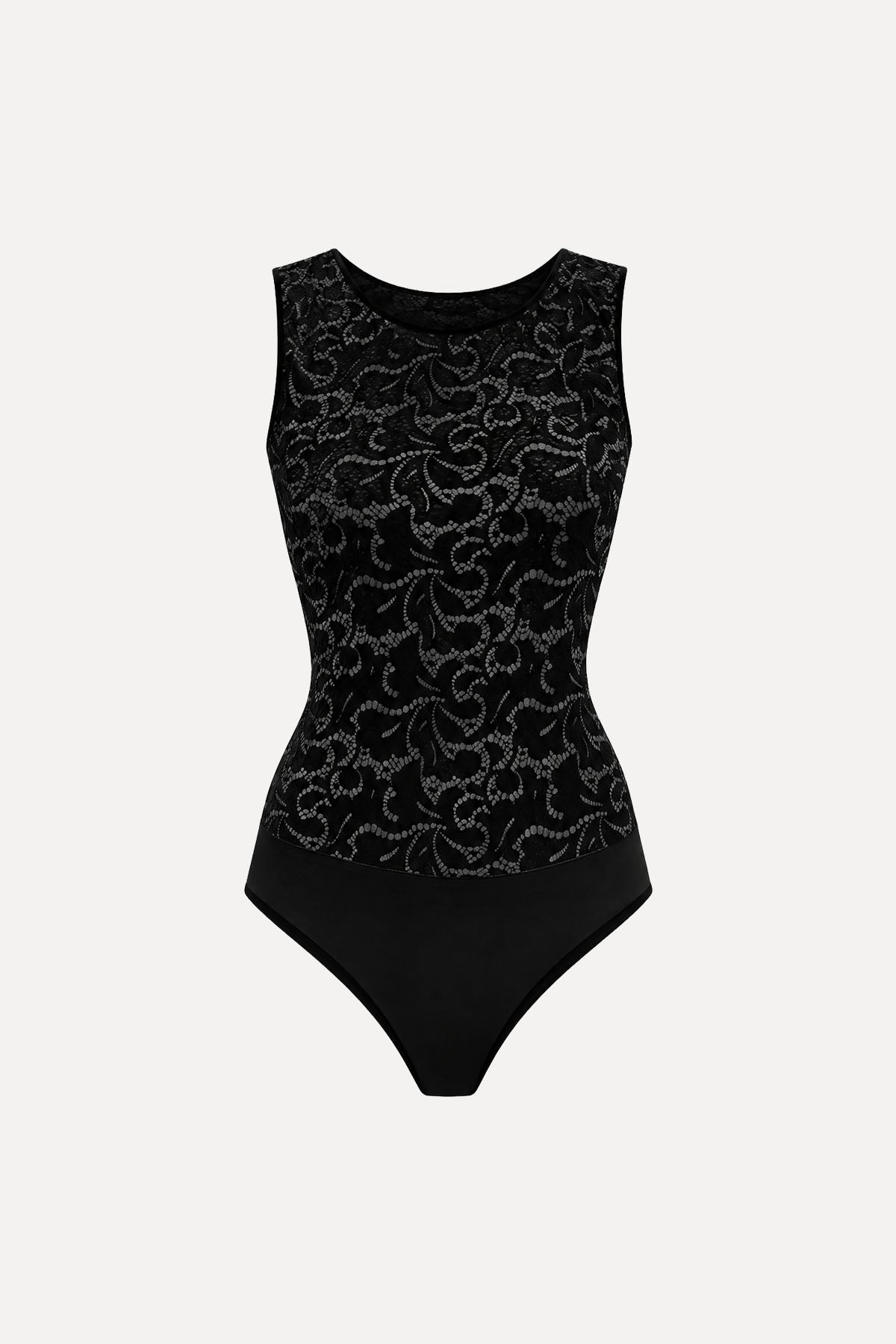 OROBLU GLAMOUR LACE BODY SLEEVELESS BLACK