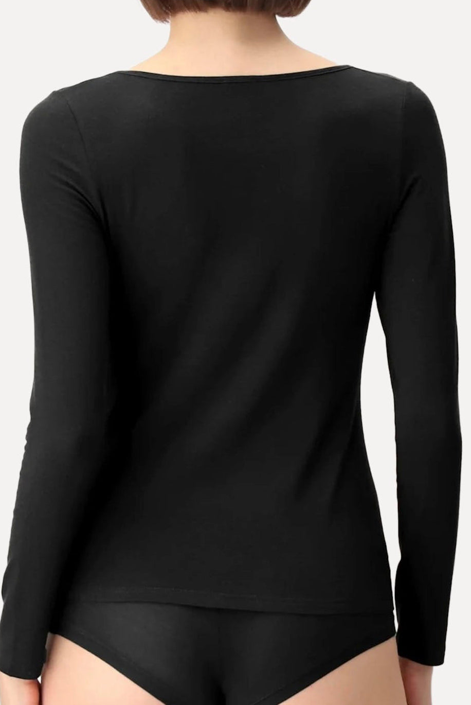 OROBLU PERFECT LINE TSHIRT L/S BLACK