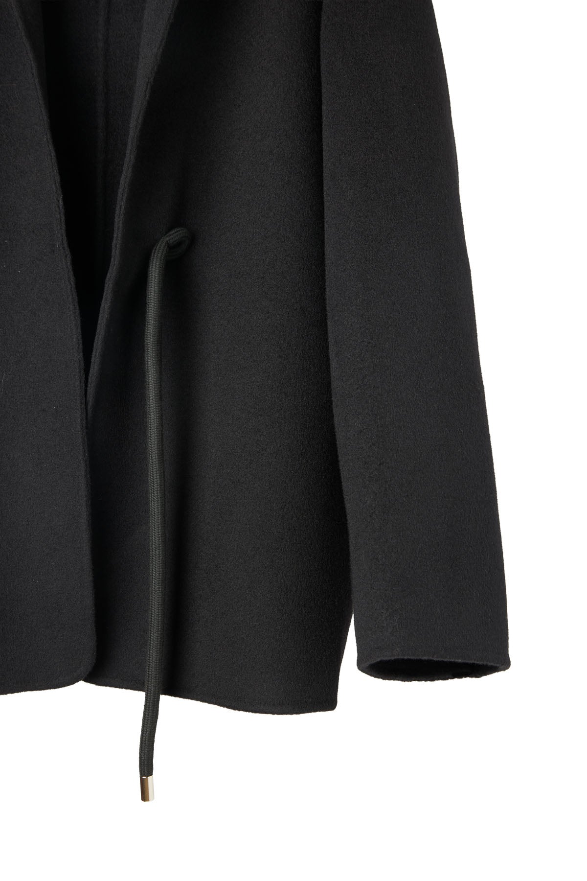 OVERSIZED WOOL CASHMERE JACKET WITH ROPE FASTENING