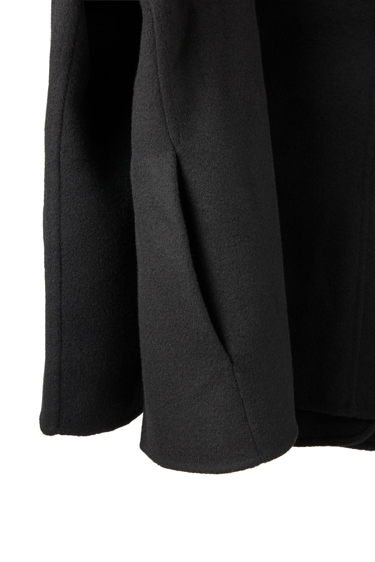 OVERSIZED WOOL CASHMERE JACKET WITH ROPE FASTENING