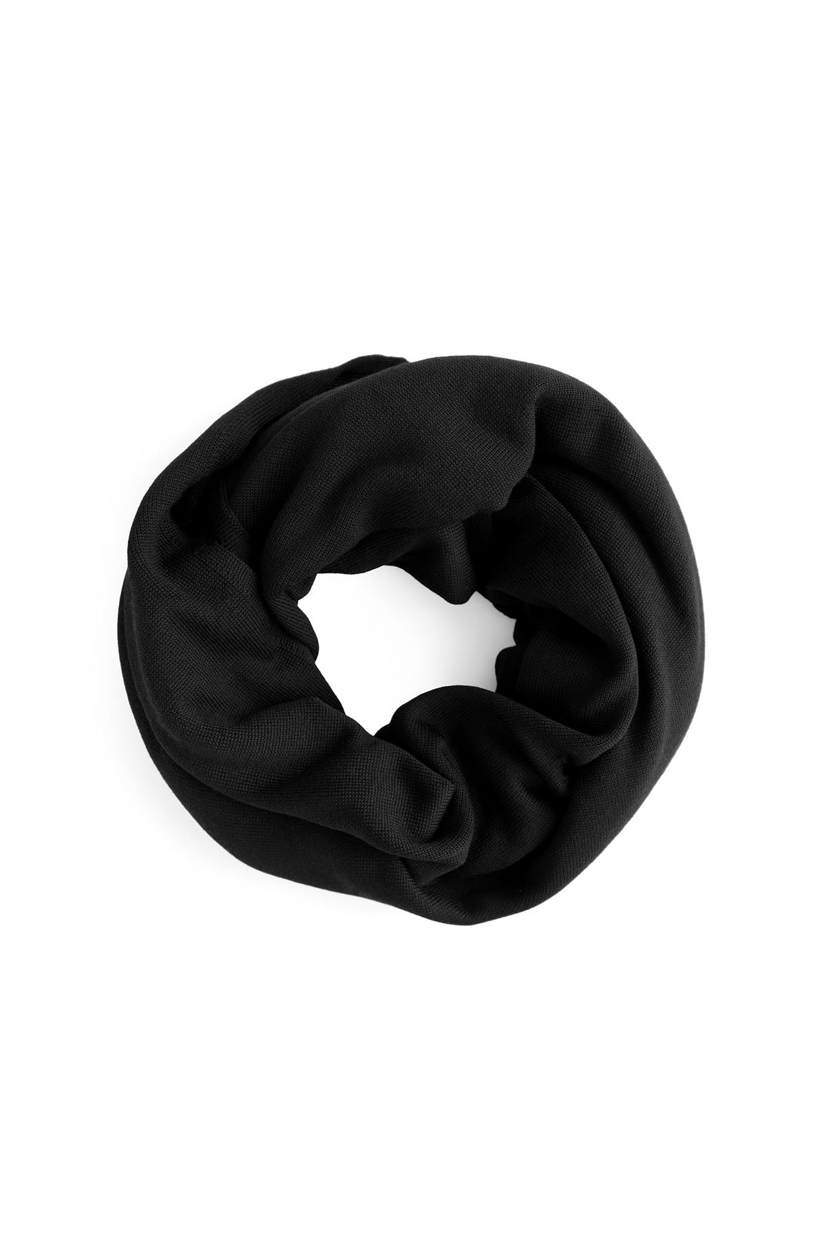 OVERSIZED KNITTED WRAP - NOIR