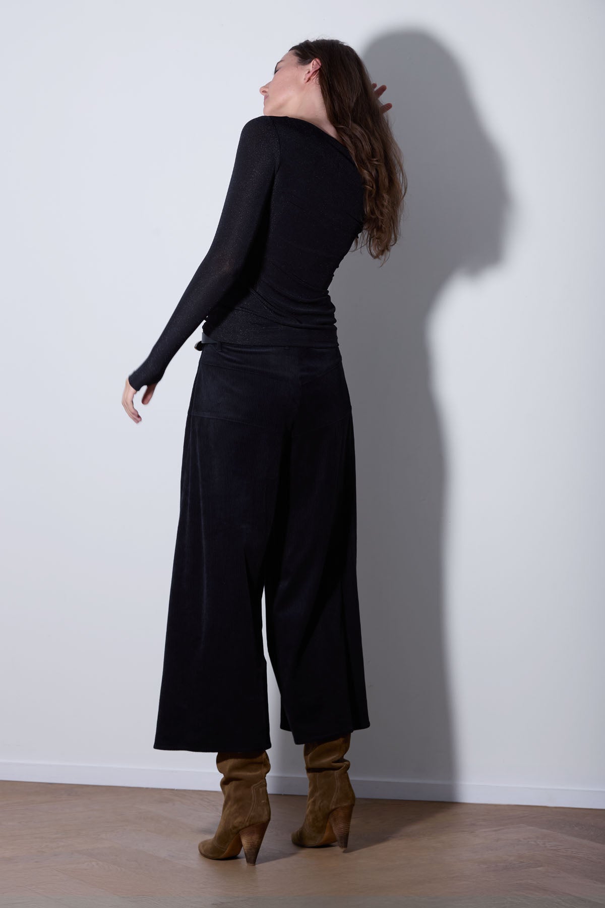 RETRO PALAZZO PANT BLACK
