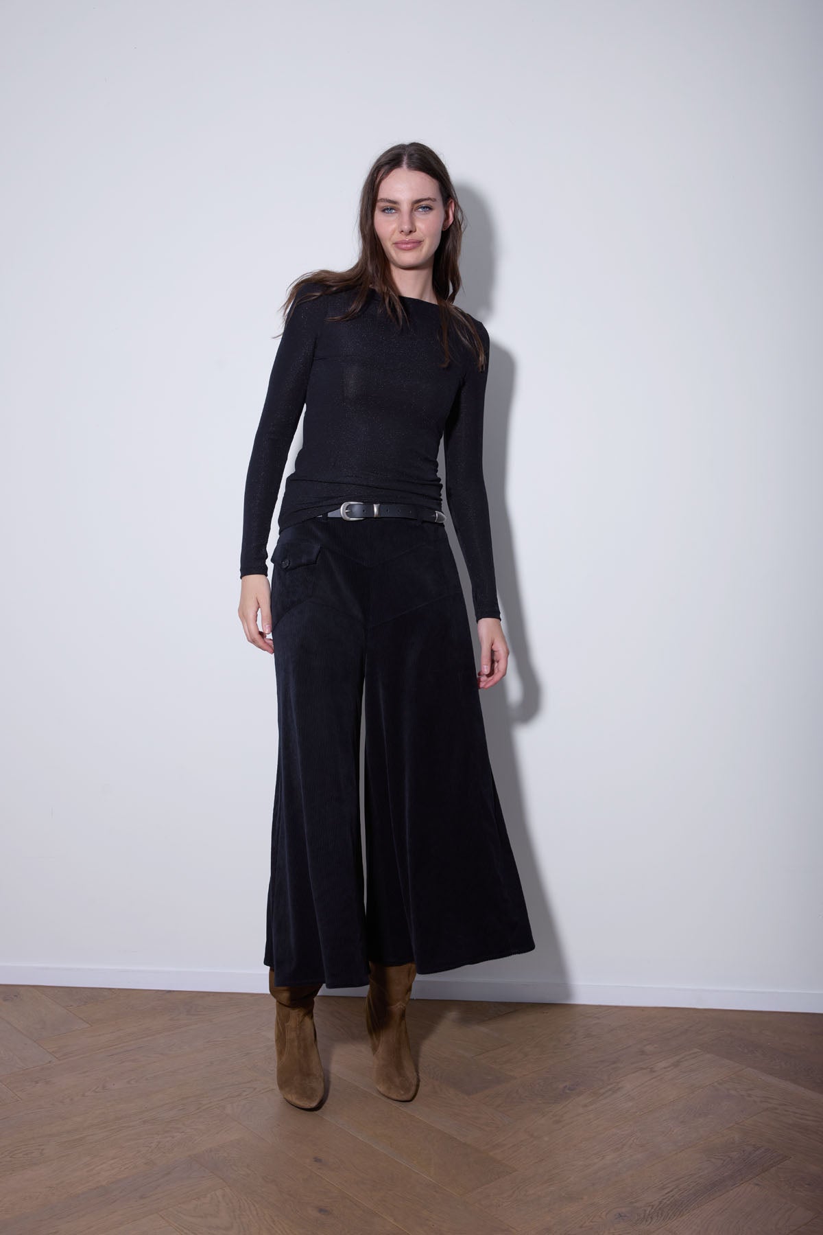 RETRO PALAZZO PANT BLACK