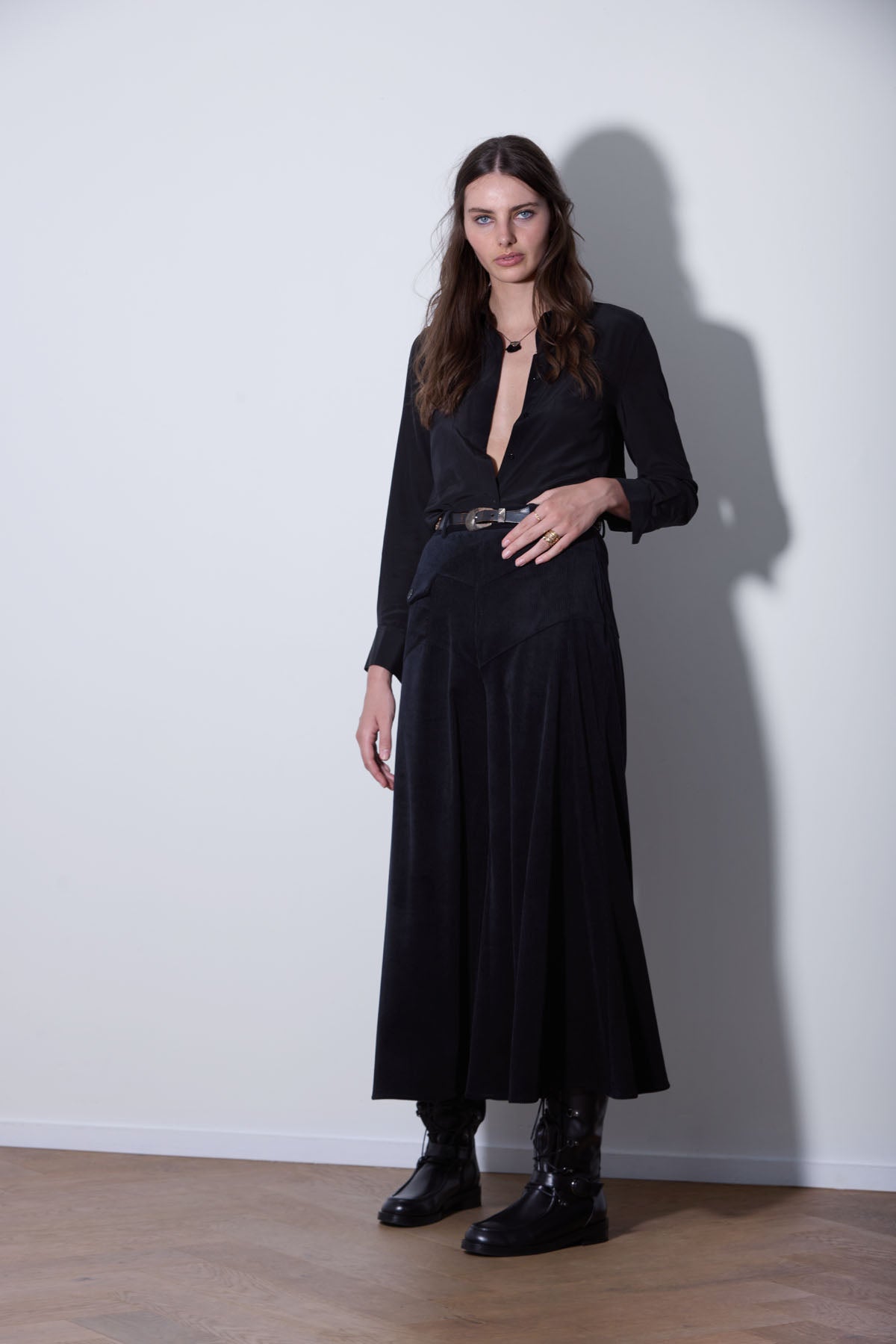 RETRO PALAZZO PANT BLACK