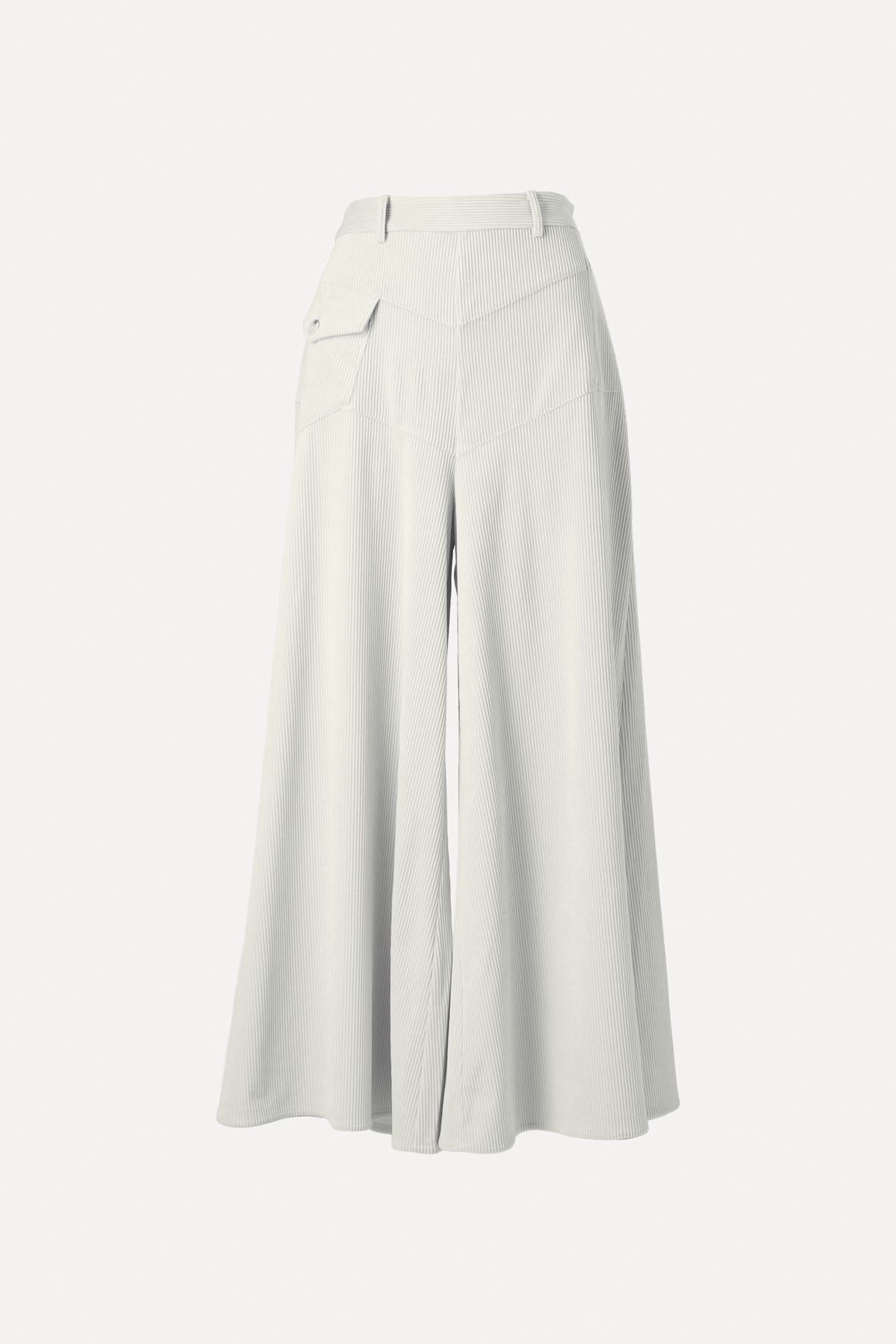 RETRO PALAZZO PANT VANILLA WHITE
