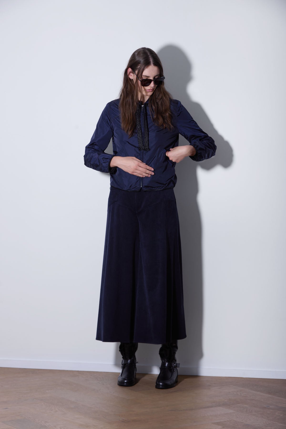 RETRO PALAZZO PANT NAVY