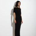 SENNA DRESS LONG BLACK - KNUEFERMANN 