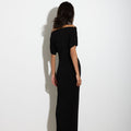 SENNA DRESS LONG BLACK - KNUEFERMANN 