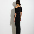 SENNA DRESS LONG BLACK - KNUEFERMANN 