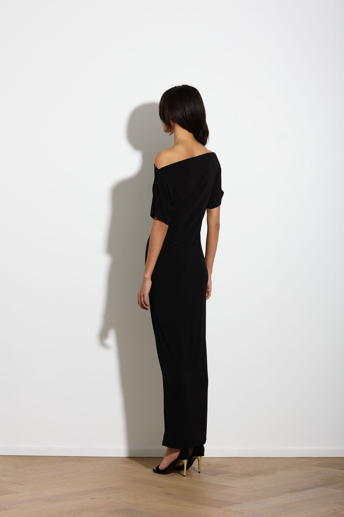SENNA DRESS LONG BLACK - KNUEFERMANN 