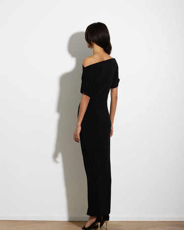 SENNA DRESS LONG BLACK - KNUEFERMANN 