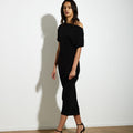 SENNA DRESS LONG BLACK - KNUEFERMANN 