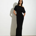 SENNA DRESS LONG BLACK - KNUEFERMANN 